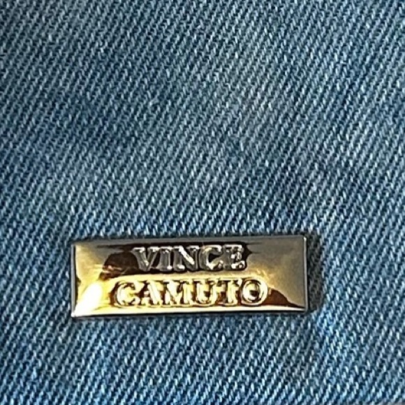 Vince Camuto Wahyn Denim Women's Bag EUC (with a new guitar strap added) - Picture 6 of 6